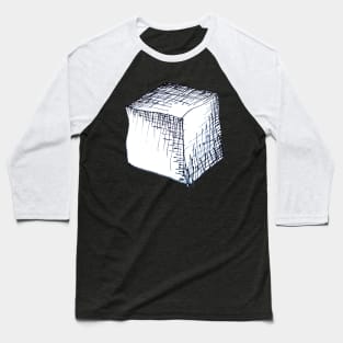 Freehand cube sketch Baseball T-Shirt